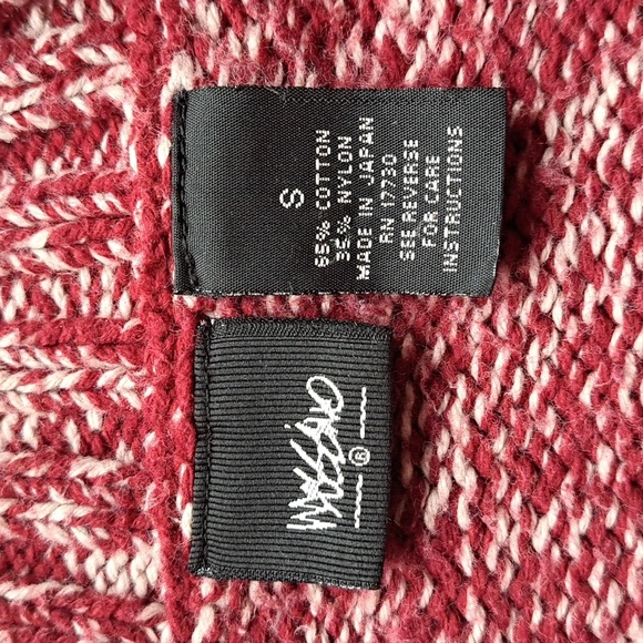 Mossimo Vintage Cotton Blend Cropped Front Pockets Causal Knit Cardigan Sweater - Picture 6 of 12